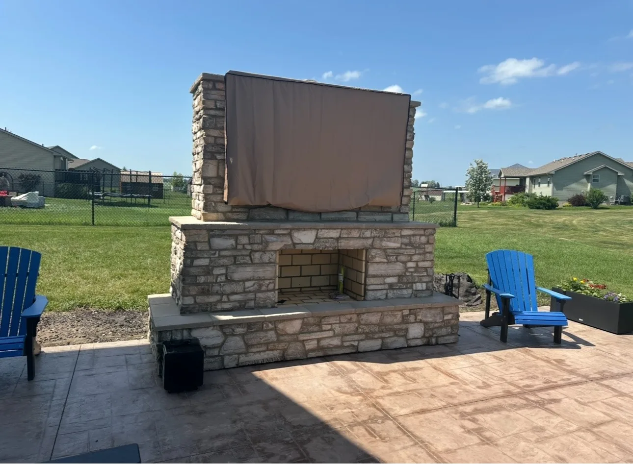 Fireplace Addition Built Granger Iowa